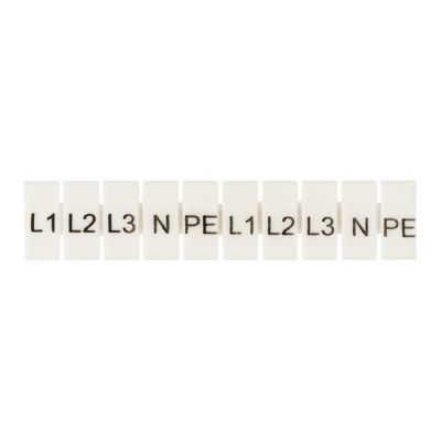 Маркеры для JXB-ST 4 с символами "L1, L2, L3, N, PE" (100 шт,) EKF PROxima zb-st-4-L-1-3