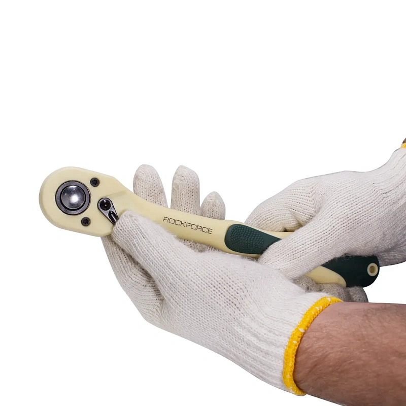 Трещотка реверсивная в пластиковом антикорозийном корпусе 1/2'' 250 мм, 72 зуб. RockForce RF-802472