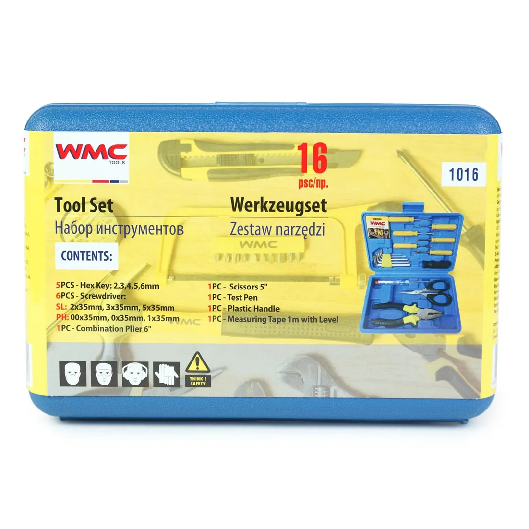 Набор инструментов 16 пр. WMC TOOLS WMC-1016