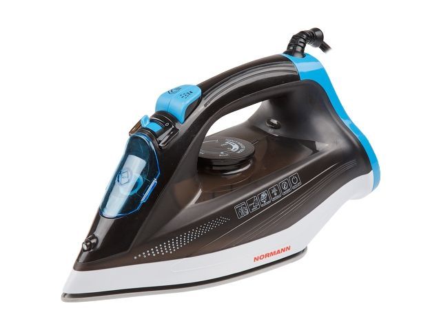 Утюг электрический AIR-507, 2400 Вт, пар, паров.удар, спрей, керамика, анти-кальций, анти-капля, авто-откл. NORMANN AIR-507