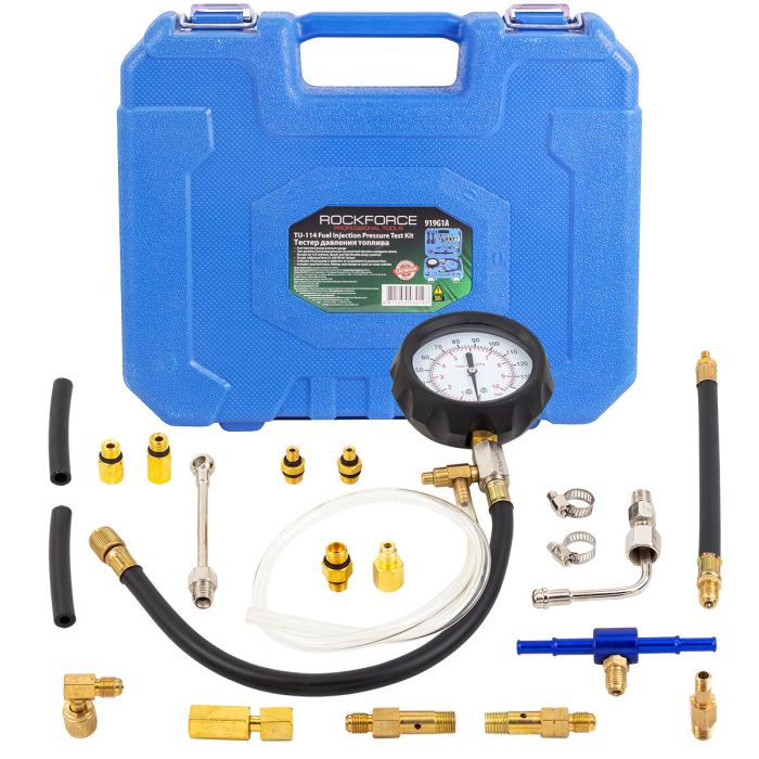 Набор для измерения давления в топливных системах 20 пр., 0-10bar RockForce RF-919G1A
