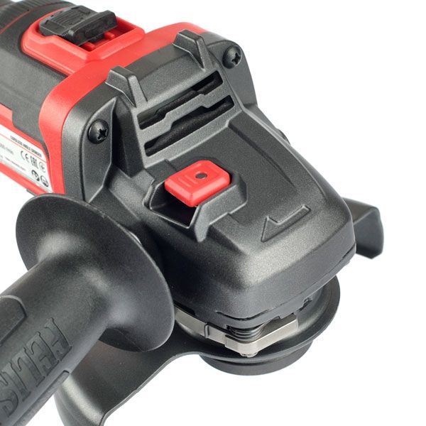 Аккумуляторная угловая шлифовальная машина,диск 125 мм (кейс, 2 аккум. 5,0 Ач, ЗУ 4А)