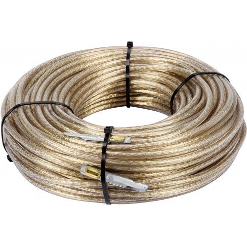 Трос тамож. стальной с наконечником 6 мм/36м Vorel 85004