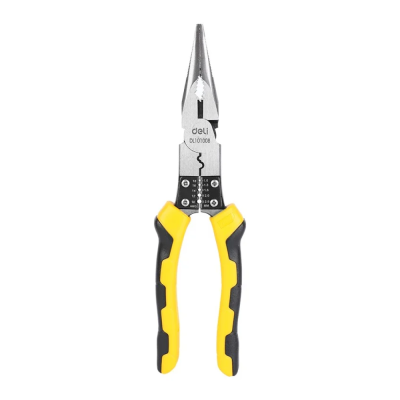 Длинногубцы Deli YS EDL101008, многофункциональные, 220 мм, комбинированные