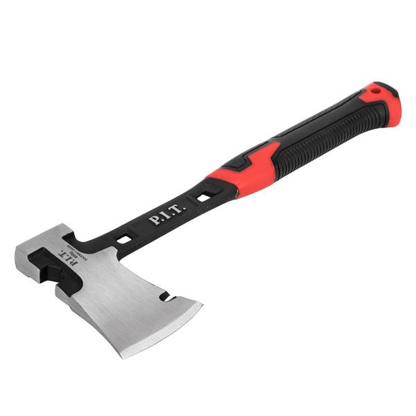 Топор универсальный DRUA, 600/1000г, 4в1, 360мм, кованый, сталь 45, PP+TPR PIT HAXM01-0600