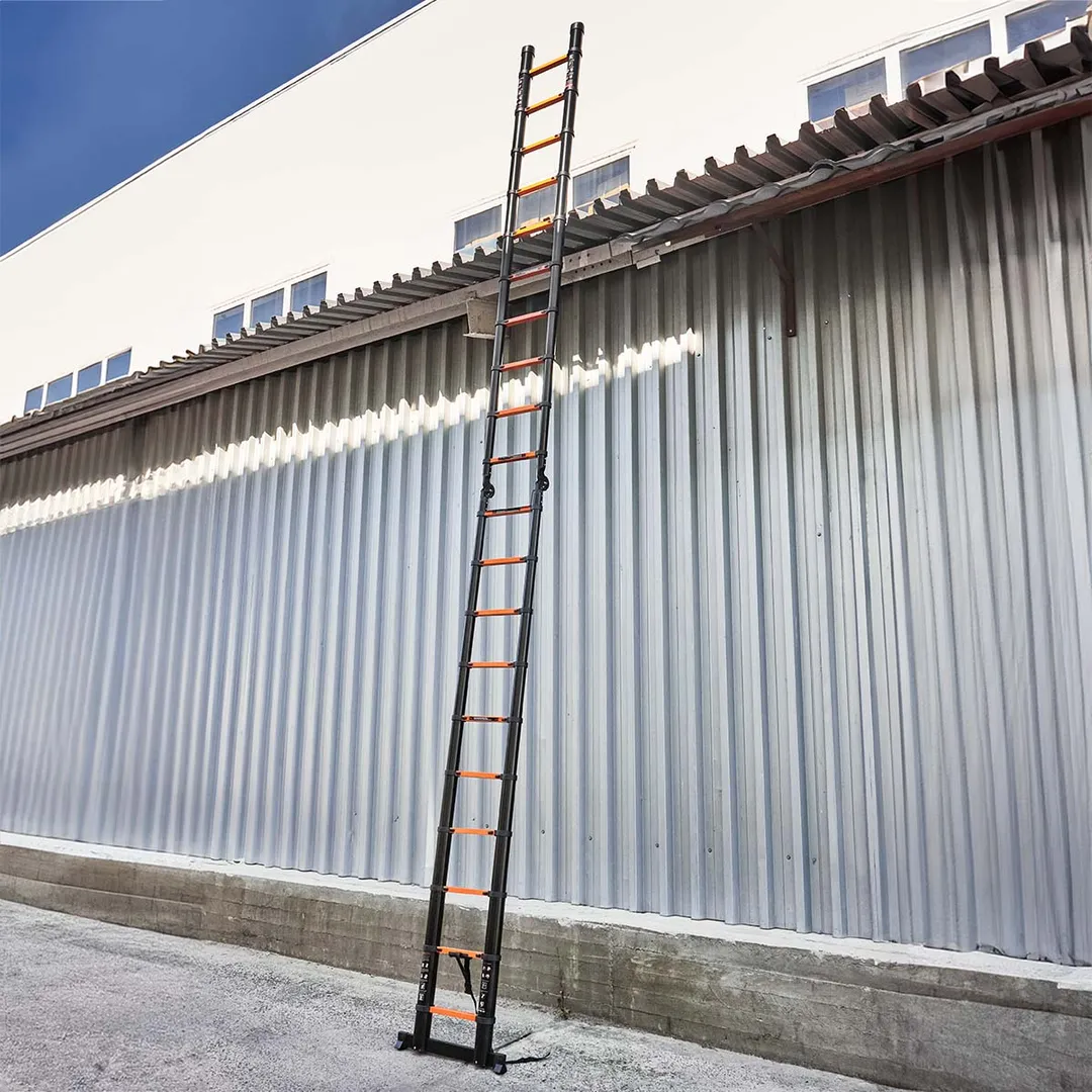 Лестница-стремянка телескопическая алюм. бытовая 3.1+3.1 м, 10+10 ступ. ISMA ISMA-UP310-M