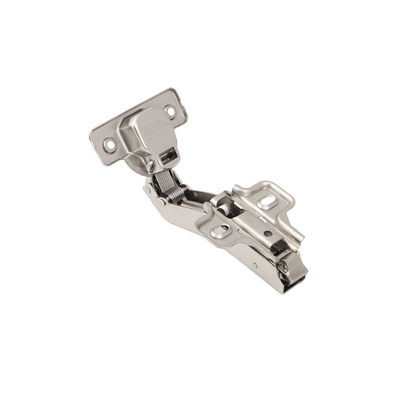 Петля угловая 45° с доводчиком 45мм h0 clip-on, саморезы, заглушки, AKS PLUS 117012