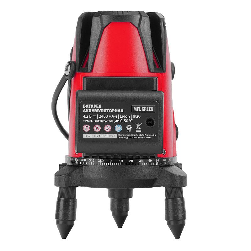 Лазерный уровень MFL GREEN, 30 м, зеленый луч, акк. Li 2400 mAh, сумка, резьба 5/8" MTX 35015