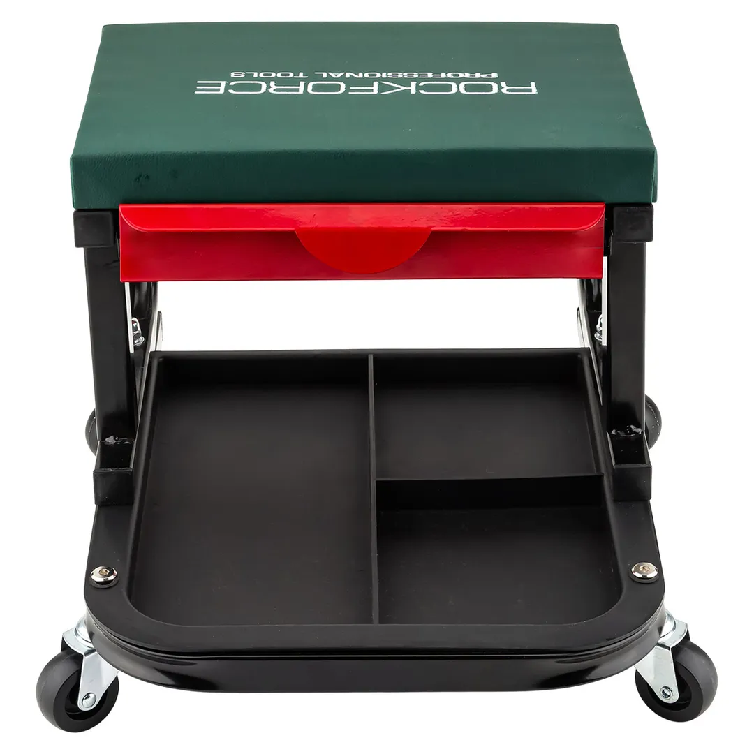 Стул слесарный передвижной с инструментальной полкой RockForce RF-TR6301