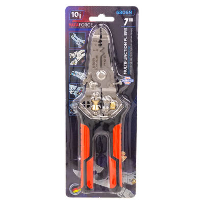 Плоскогубцы многофункциональные 10 в 1, 175 мм YATAFORCE YF-6806N