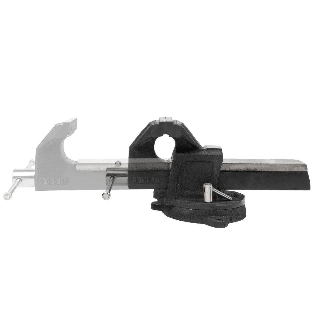 Тиски стальные усиленные поворотные с наковальней 10''-250 мм RockForce RF-6540910