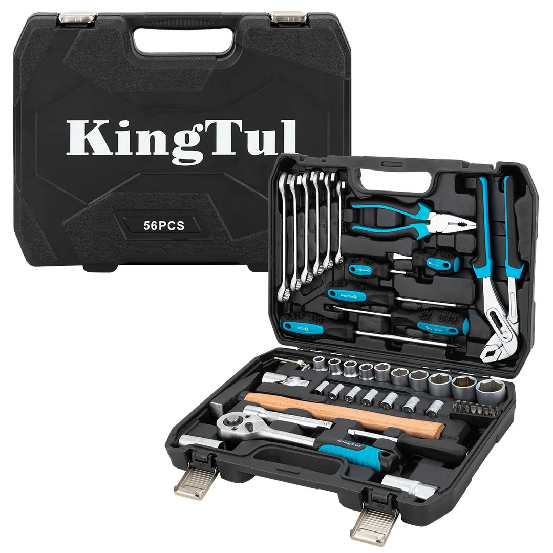 Набор инструментов 56 пр 1/4''&1/2'' KINGTUL KT-KT56