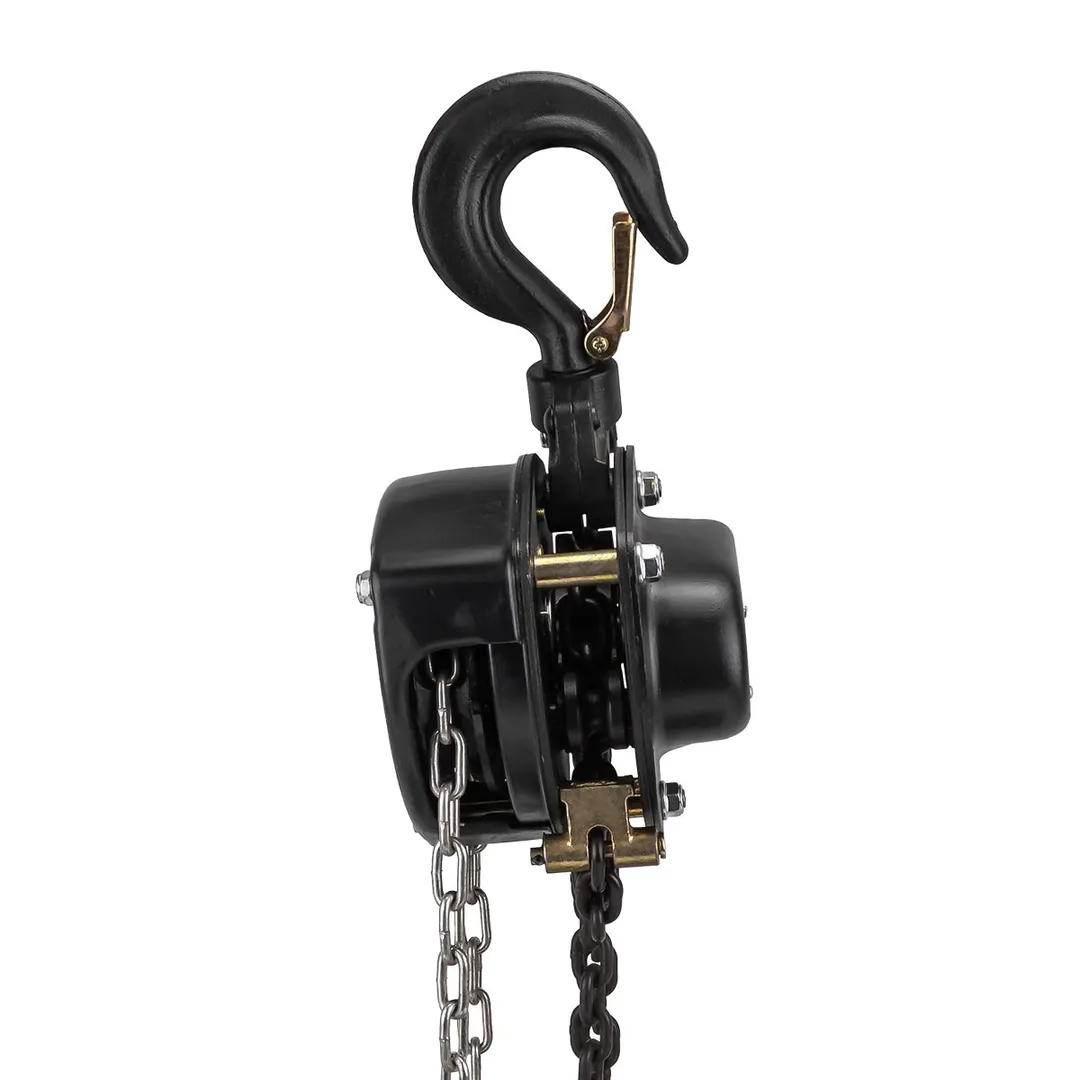 Таль механическая подвесная с лепестковым механизмом фиксации цепи натяжения 2 т. Forsage F-TRC90201A