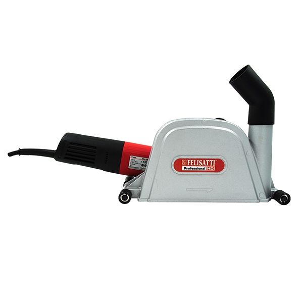 Бороздодел 125/1400, 1400 Вт, 125 мм, 3000-11000об/мин,глубина штробы 30 мм,ширина штробы 3-29 мм (укороченная рукоятка) HD Felisatti FT8804 Felisatti