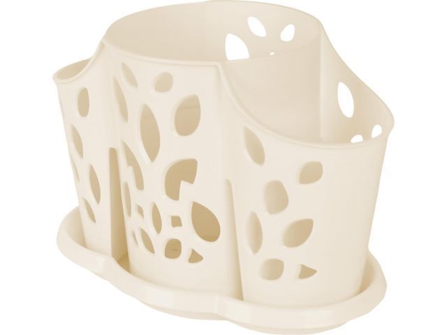 Сушилка для столовых приборов, 177х110х130 мм, молочный туман, PLAST TEAM PT405812048