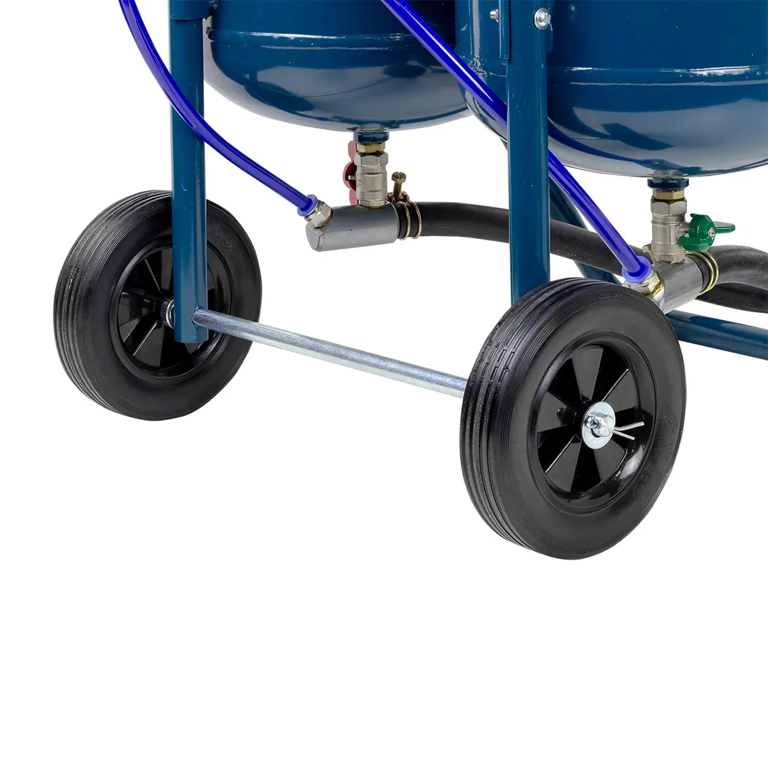 Передвижной пескоструйный аппарат 2 бака по 26 л Forsage F-RA20