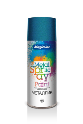 Краска металлик "Нейтрально-синяя" (265г) RAL 680M Magicline 2050