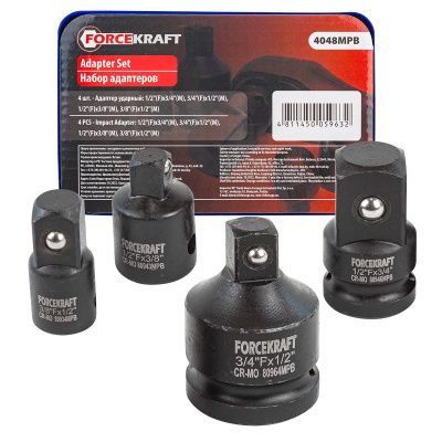 Набор ударных адаптеров 4 пр ForceKraft FK-4048MPB