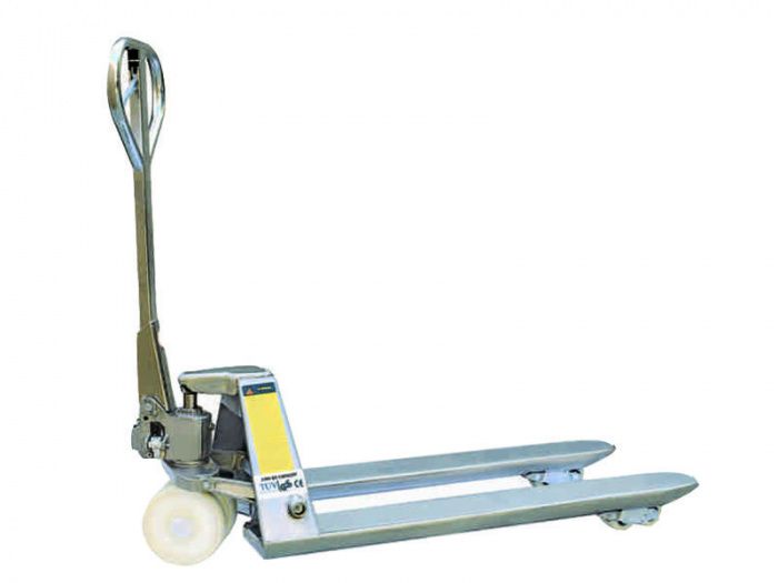 Тележка гидравлическая 2500 кг 1150 мм XILIN BFS нержавеющая сталь (нейлоновые колеса) TOR 1005770