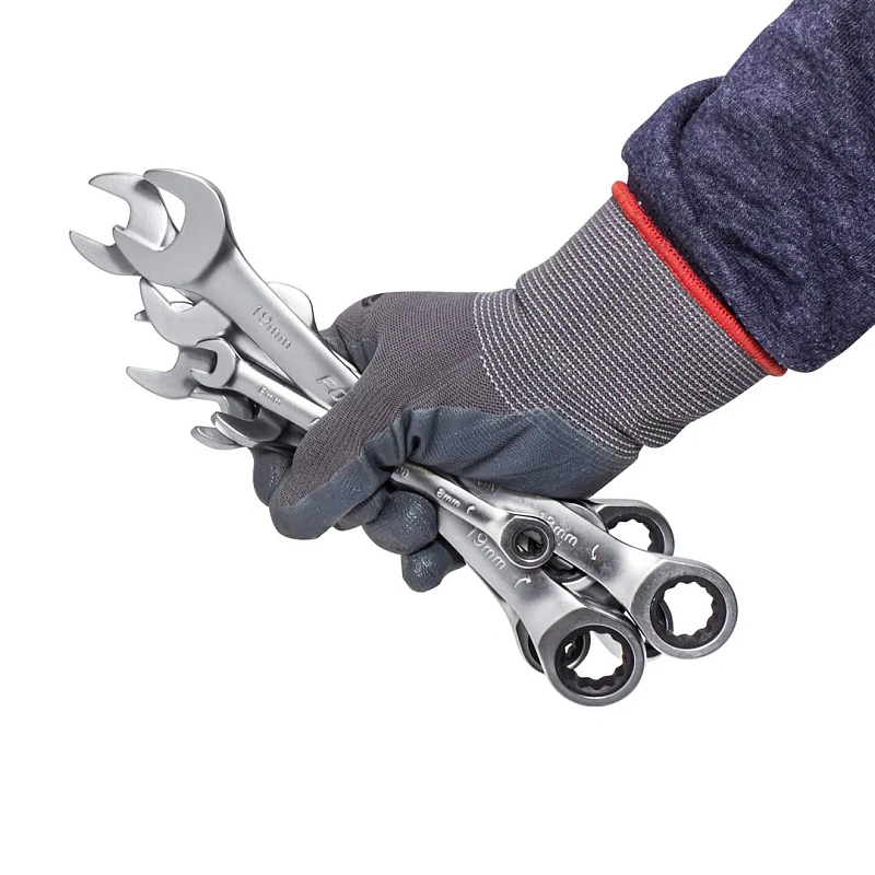 Набор трещоточных комбинированных ключей 9 пр. Forsage F-51092