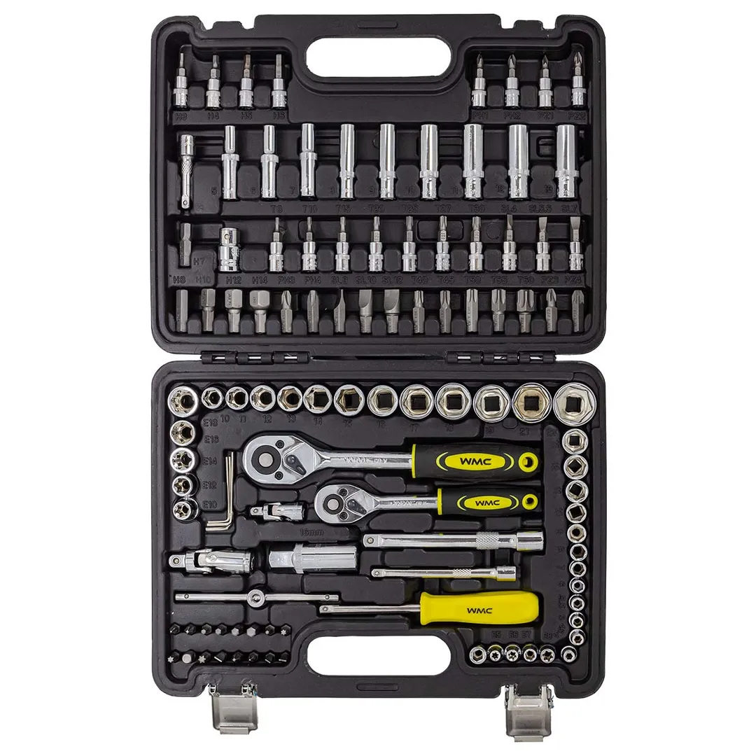 Набор инструментов 108 пр. 1/4''&3/8'' 6-гр. WMC TOOLS WMC-41082-5DS