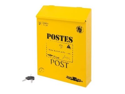 Ящик почтовый АЛЛЮР №3010 желтый УЗК 15394