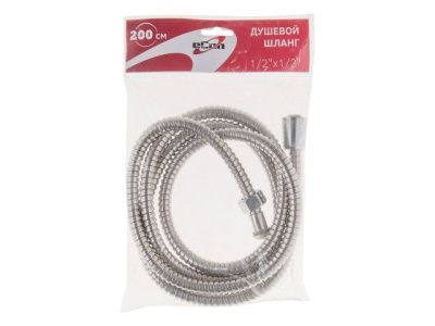 Шланг душевой, SUS/PVC, 1/2" г-г 200 см, хром eCON E-004