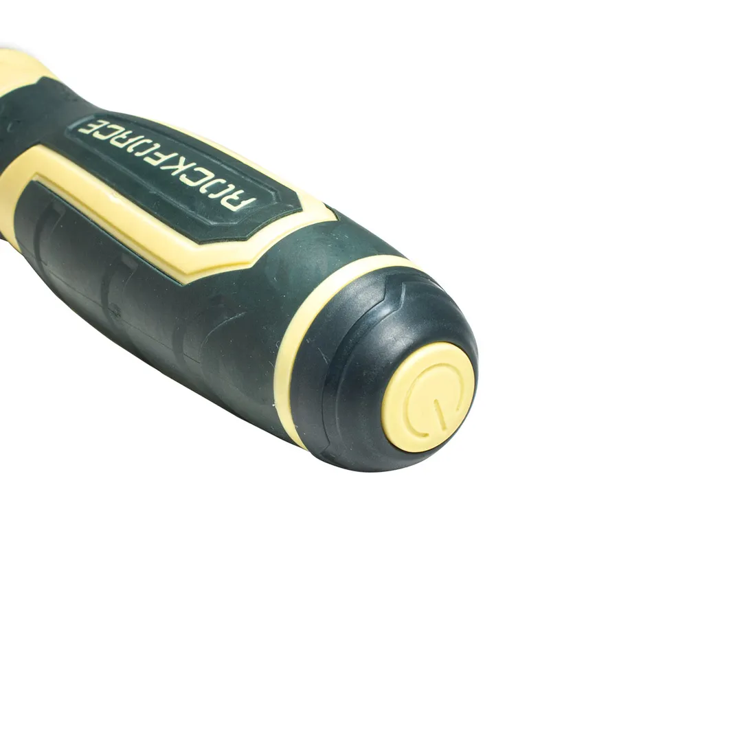 Отвертка-держатель 250 мм реверсивная с подсветкой с набором бит 7 пр. RockForce RF-303854