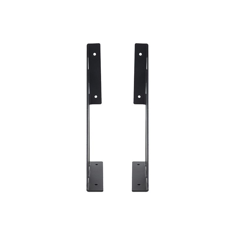 Полкодержатель мет. GRATE 200*200*2.3 черный, 1 упак 2 шт., AKS 125005