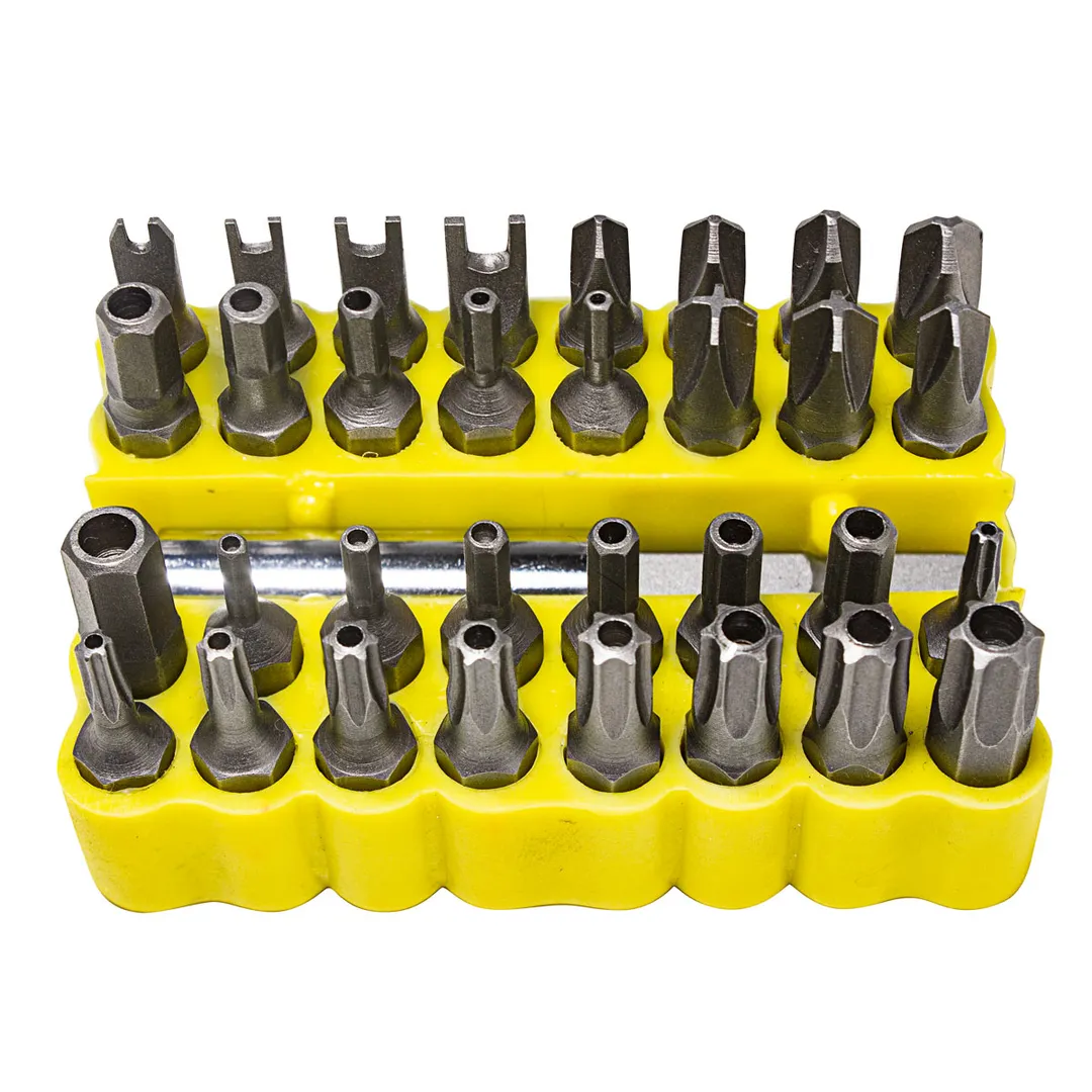 Набор инструментов 142 пр, молоток, пассатижи, отвертки, нож, рулетка, ножницы, биты, расходник WMC TOOLS WMC-10142