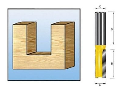 Фреза пазовая 3x8 мм, Makita D-67664