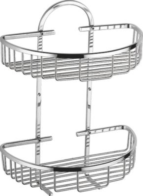 Полка в ванную - корзина, сталь, хром Ledeme L339-2