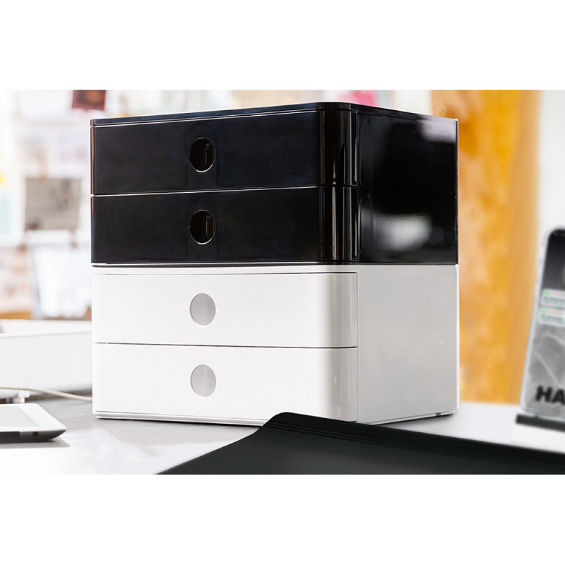 Блок из 2-х лотков закрытый "Allison", черный