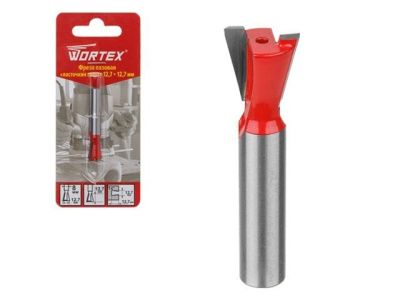 Фреза пазовая "ласточкин хвост" 12,7х12,7 мм WORTEX 0318100