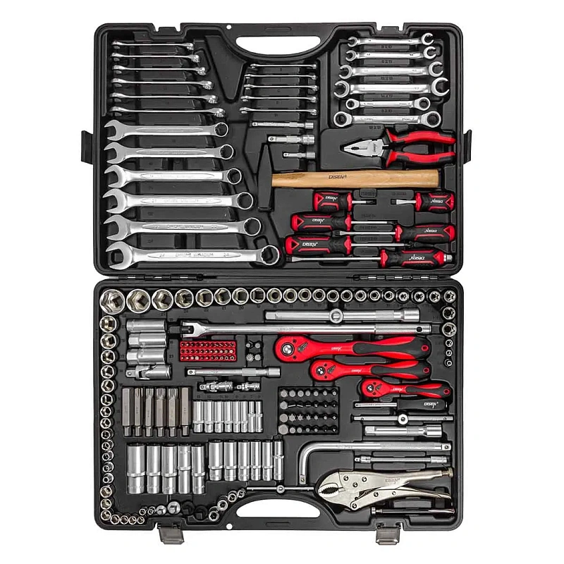 Набор инструментов 202 пр. 1/4''&3/8''&1/2'', 6-гр. DISEN DS-42022-5