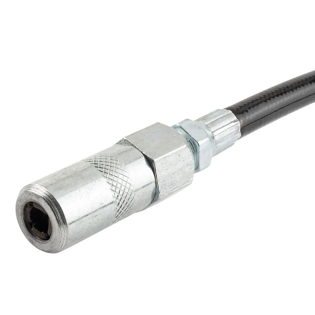 Шприц ручной для нагнетания густой смазки с гибким шлангом объем 450 мл, длина шланга 300 мм ForceKraft FK-20450