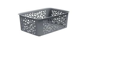 Корзина Leaves 2,3л 222×153×81мм (серый) Полимербыт 4344701