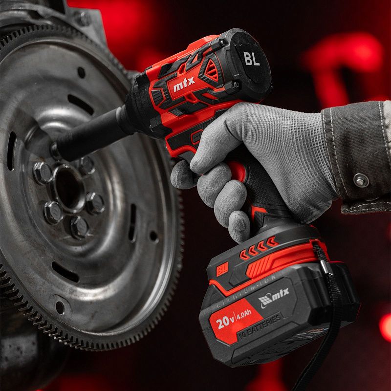 Гайковерт ударный аккумуляторный бесщет. CIWU-BL-20-600, Li-Ion, 20 В MTX 26585