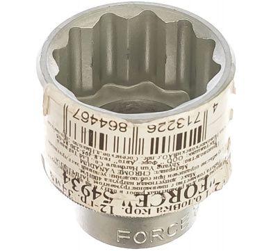 Головка кор. 12-гр. 33 мм 1/2" Force 54933