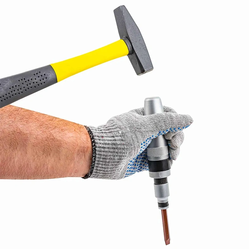 Отвертка ударная с комплектом бит и адаптером, набор 12 пр. Forsage F-5064P