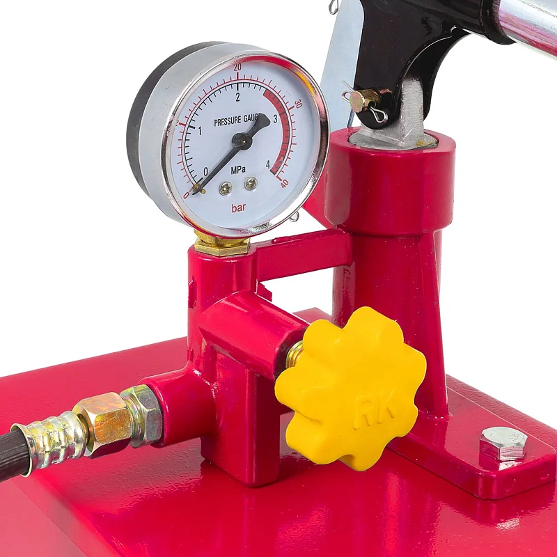 Насос ручной проверочный с манометром и шлангом 1 м ForceKraft FK-HS-HP04