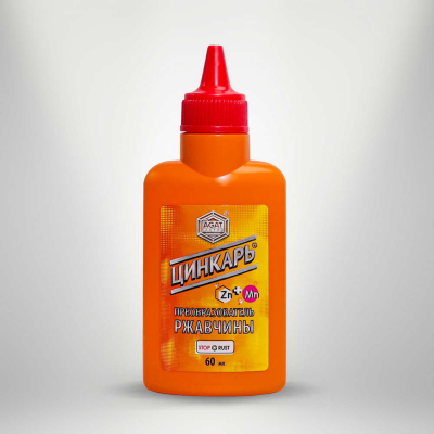 Преобразователь ржавчины ЦИНКАРЬ (флакон) 60 мл AGAT AG0101