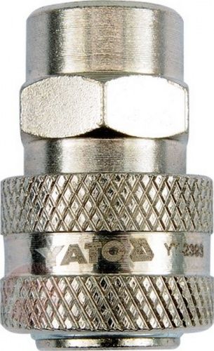 Быстросъёмное соединение с клапаном, "мама"-внутр. резьба 3/8" Yato YT-2394