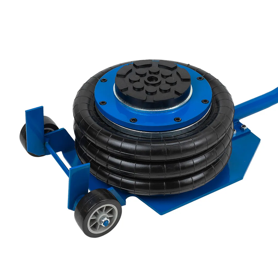 Домкрат подкатной пневматический 3 т, 145-500 мм, надставка-удлинитель 100 мм, Ø-255 мм Forsage F-TRA1724