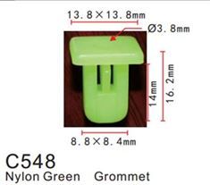 Клипса для крепления внутренней обшивки а/м универсальная пластиковая, 100 шт Forsage C0548(universal)