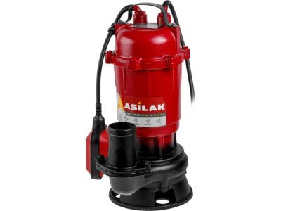 Насос погружной для грязной воды SLP-1500, 1500 Вт, 15000 л/ч, погружение до 6 м ASILAK AS4410-1