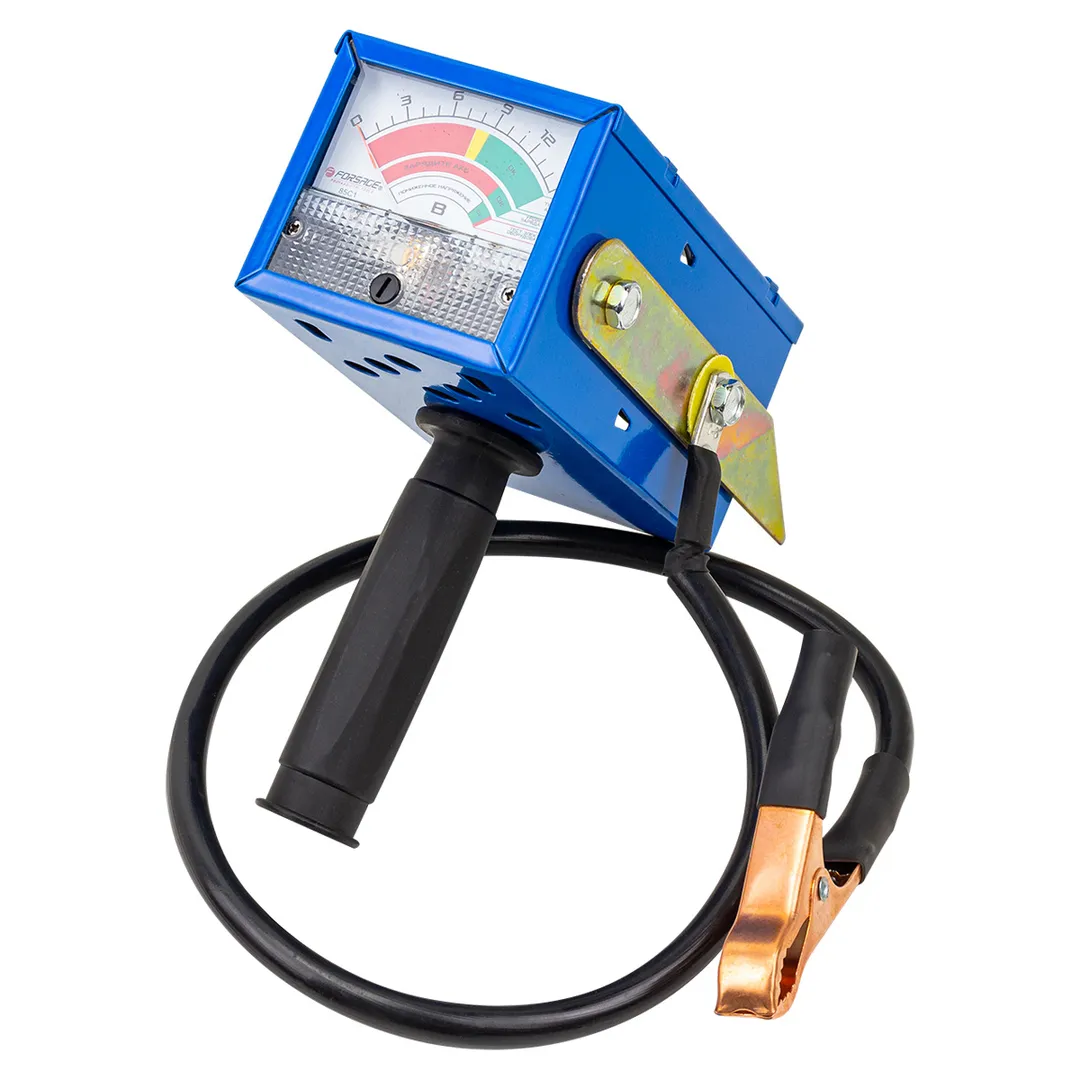 Тестер аккумуляторных батарей аналоговый 12V, 100А Forsage F-B100