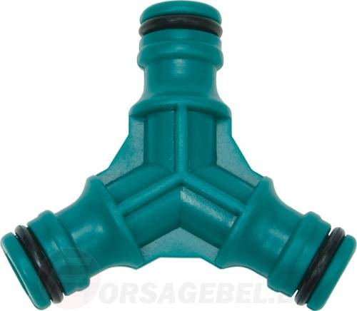 Соединитель-тройник для шлангов 1/2'' ABS, блистер Flo 89244