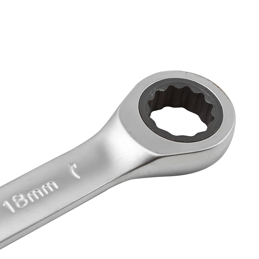 Набор ключей комбинированных трещоточных 9 пр, 8-19 мм PATRON P-51092