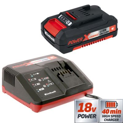 Зарядное устройство + аккумулятор 1×2.0 Ah, Einhel PXC EINHELL 4512040
